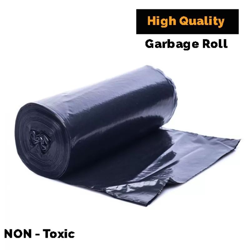 Garbage Bags For Dustbin Pack Of 35 18 X 24 Inch / Garbage Bag (1 Roll / 32 Bags