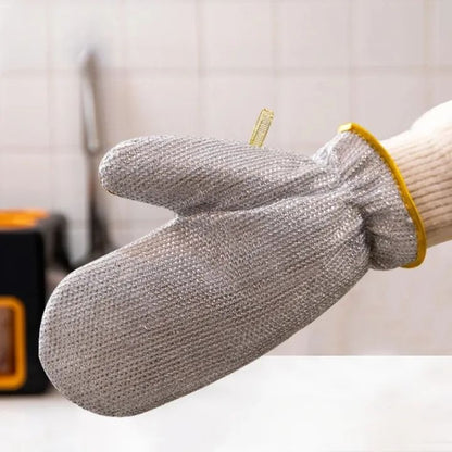 New Steel Wire Dishwashing Gloves for Kitchen Cleaning Waterproof & Insulated